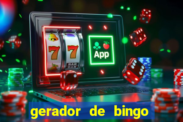 gerador de bingo cha de bebe